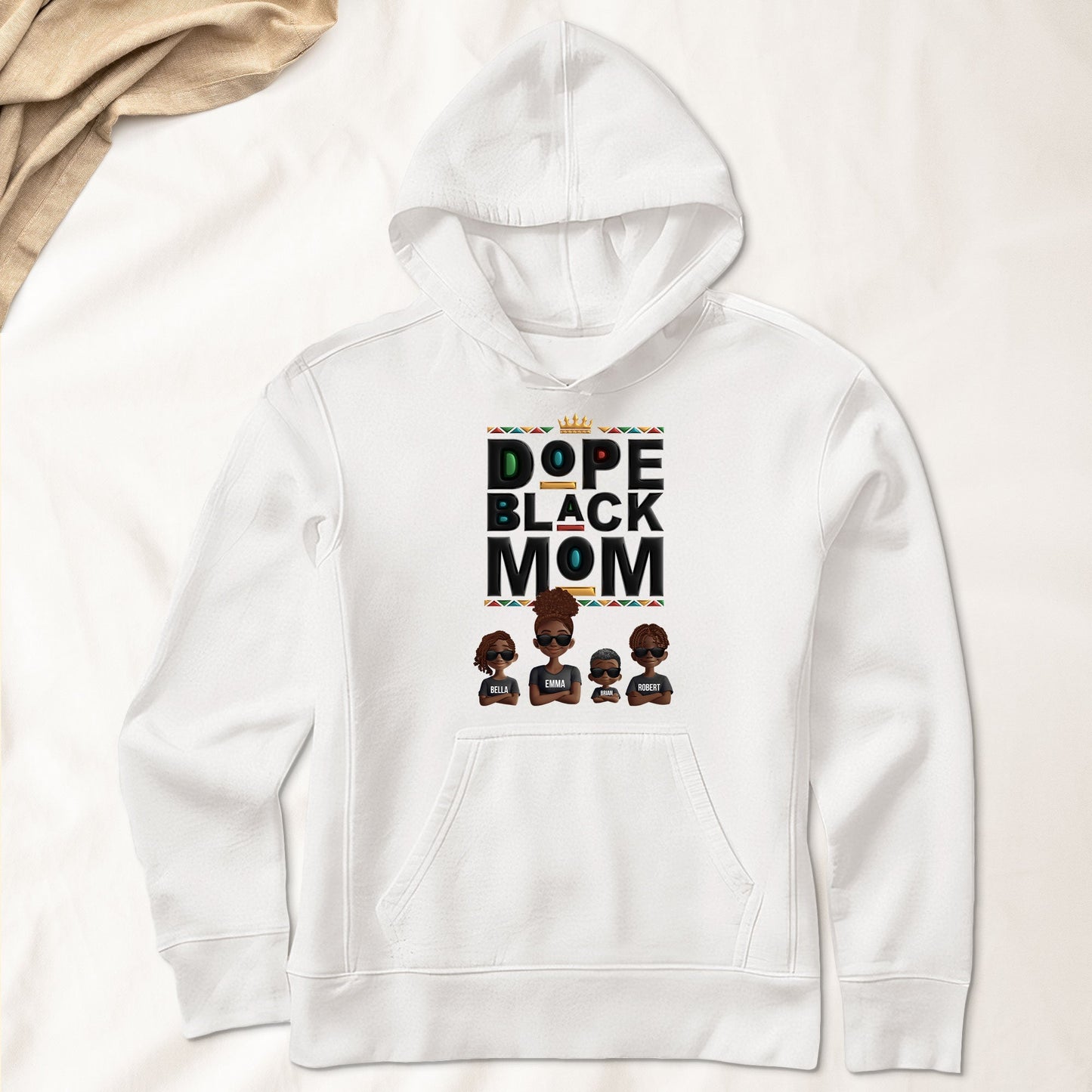 New Version Black History Dope Black Mom - Personalized Shirt