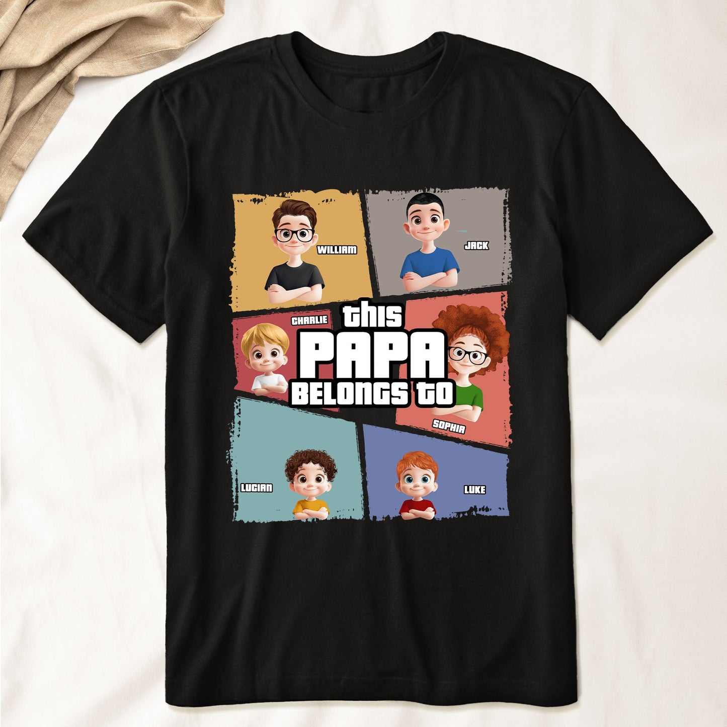 This Grandpa Belongs To - Personalized Shirt For Grandpa
