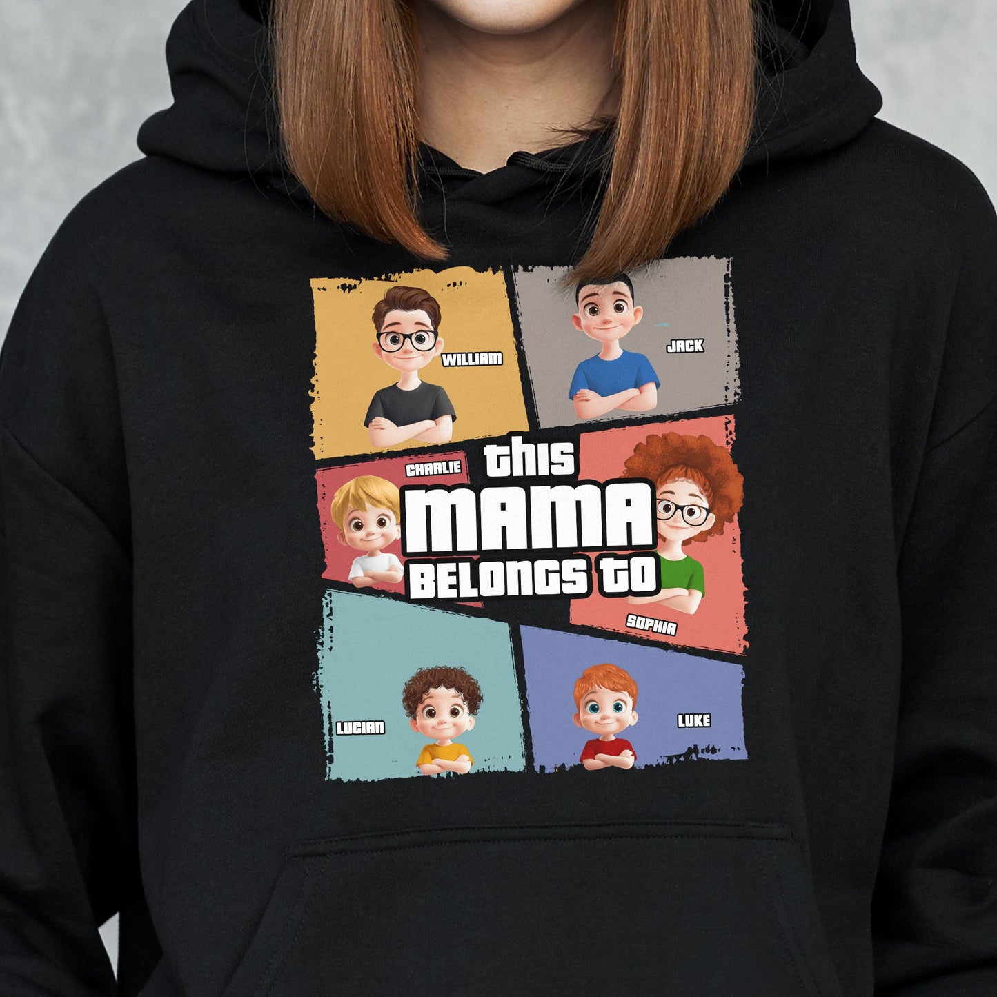 This Mama Belongs To - Personalized Shirt