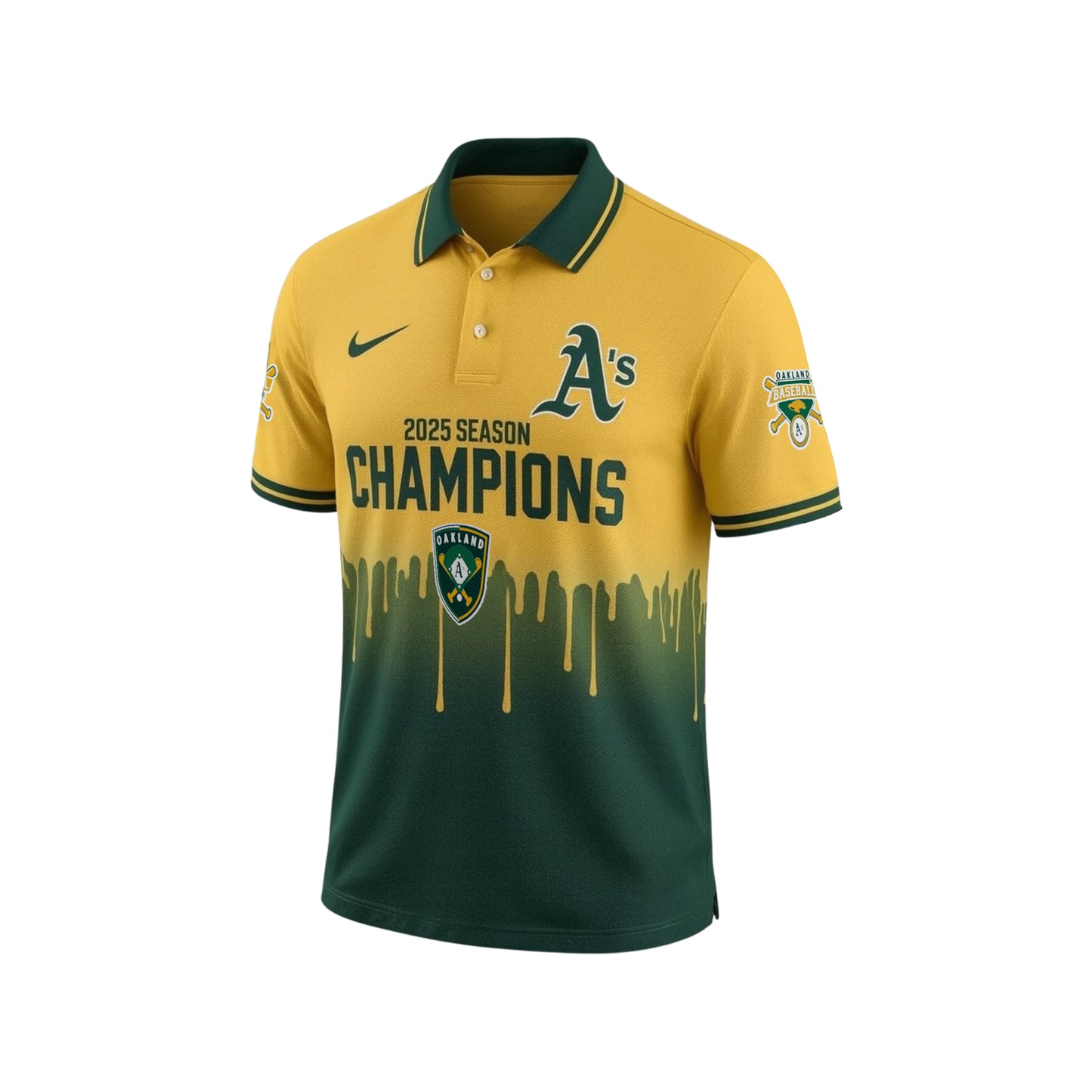 2025 Season Champions Team Roster Athletics Baseball Team 3D Polo Shirt