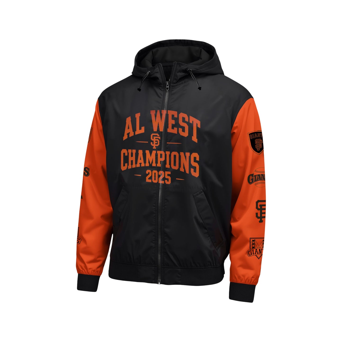 Nothing Like It Giants Team San Francisco Baseball All Over Print Windbreaker Jacket