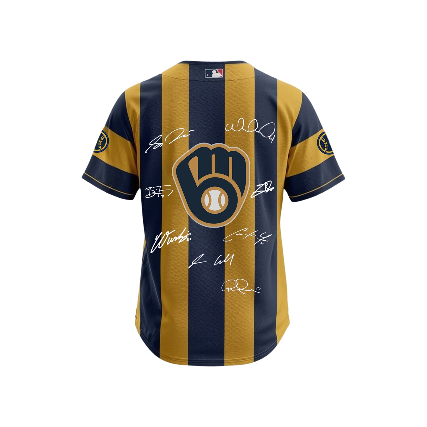 Claws Up Brewers Baseball Milwaukee Team 2025 All Over Print Baseball Jersey