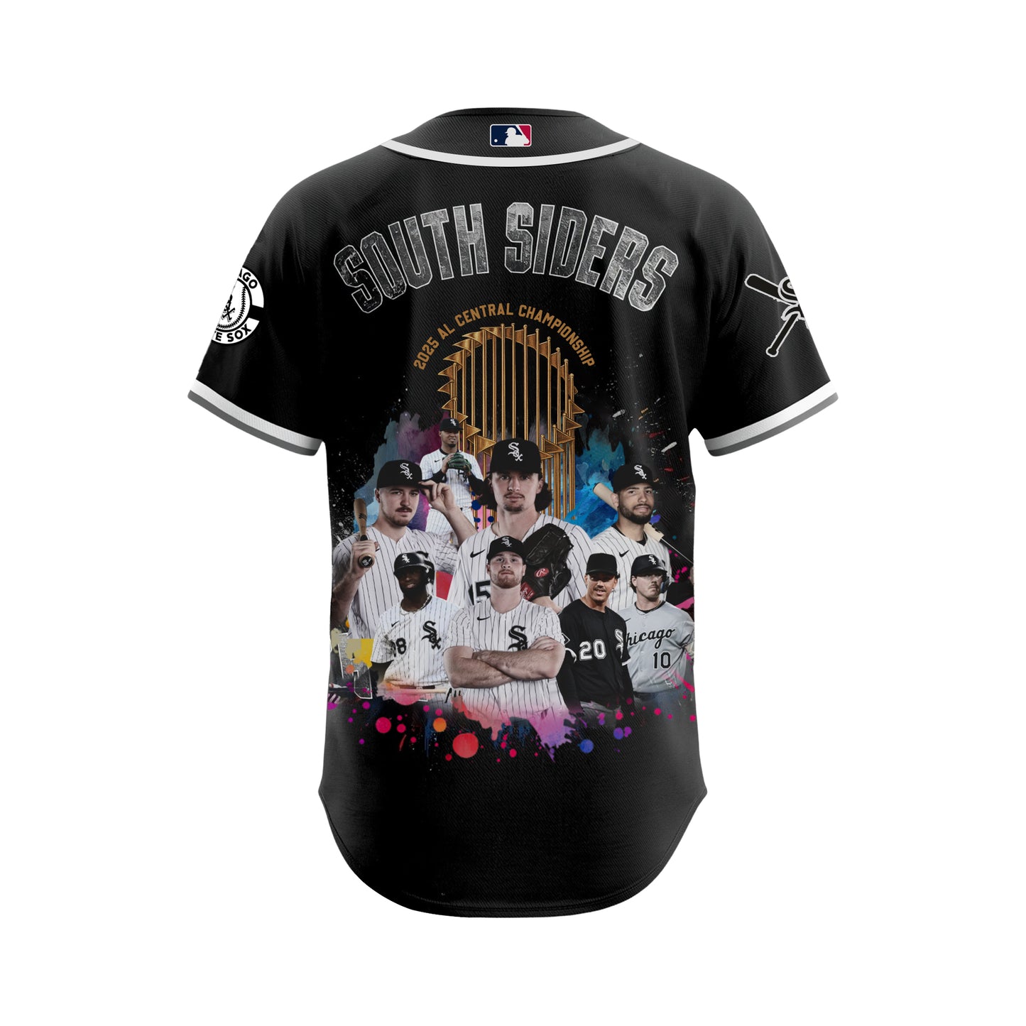 South Siders White Sox Baseball Chicago Team 2025 All Over Print Baseball Jersey