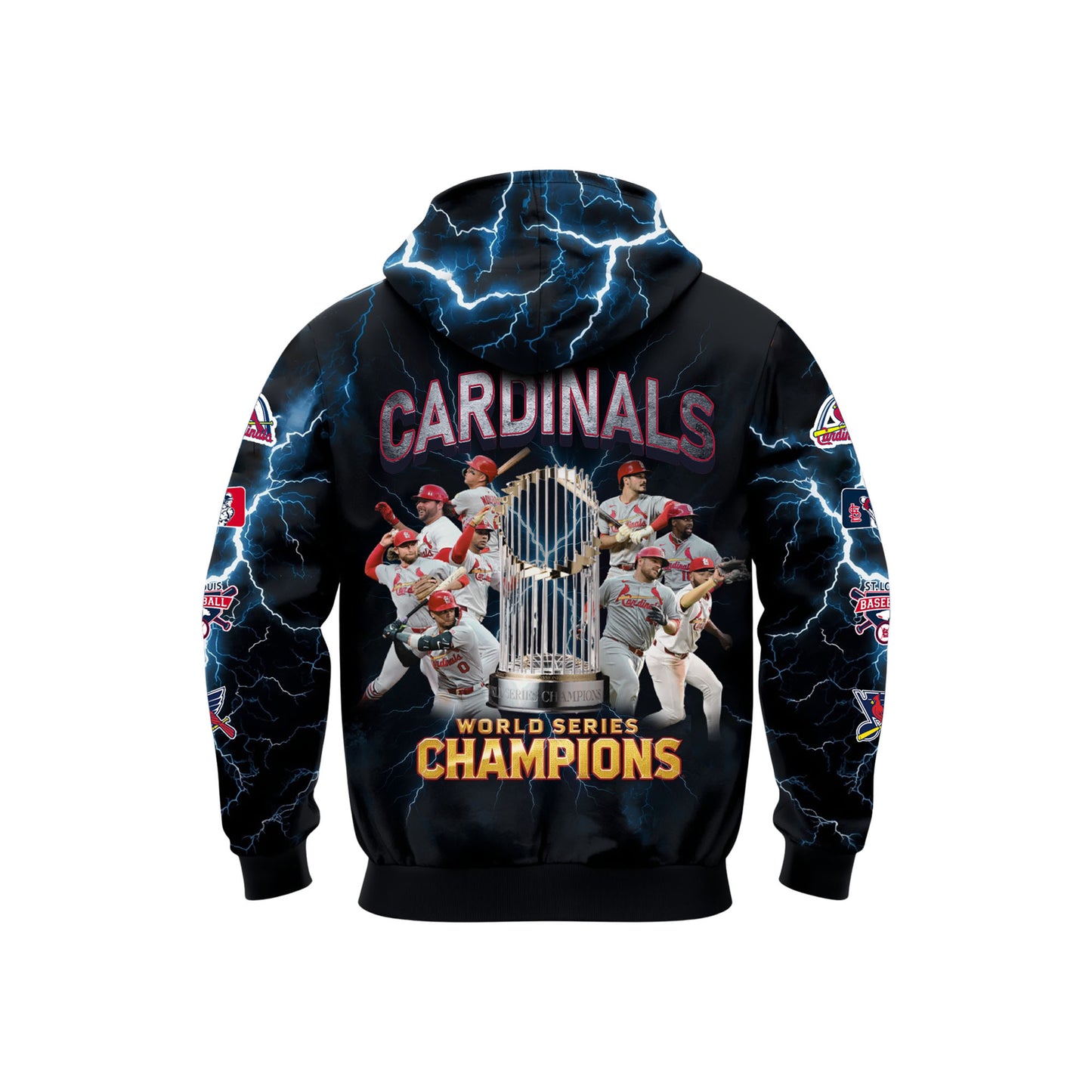 Cardinals 11 Time World Series Champions Baseball Team 2025 All Over Print Hoodie