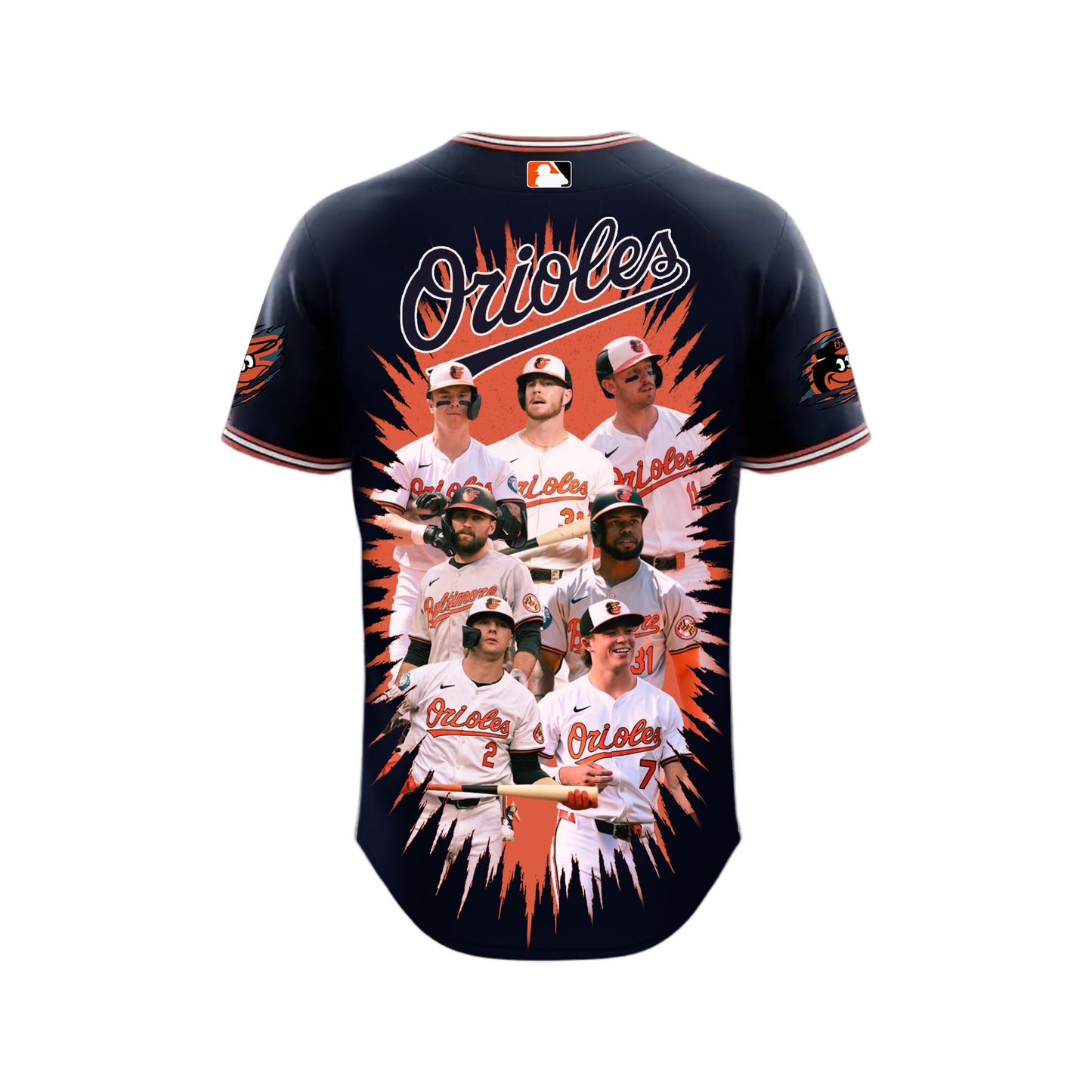 Baltimore Roster Orioles Baseball Team 2025 All Over Print Baseball Jersey