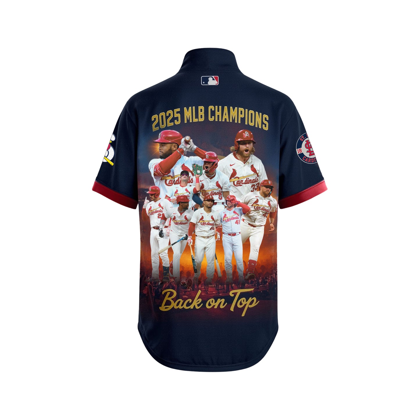 Cardinals Back On Top Baseball St Louis Team 2025 All Over Print Quarter Zip Jersey