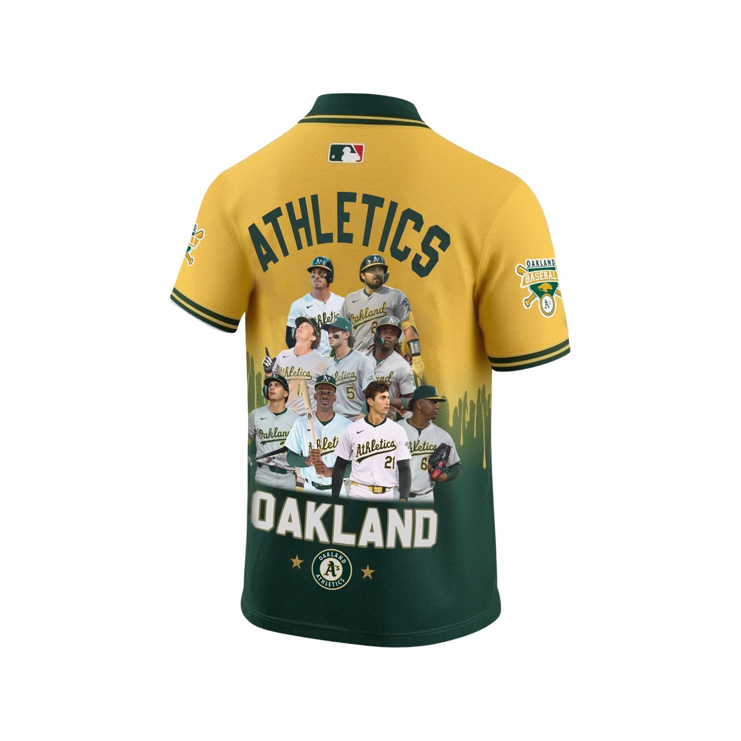 2025 Season Champions Team Roster Athletics Baseball Team 3D Polo Shirt