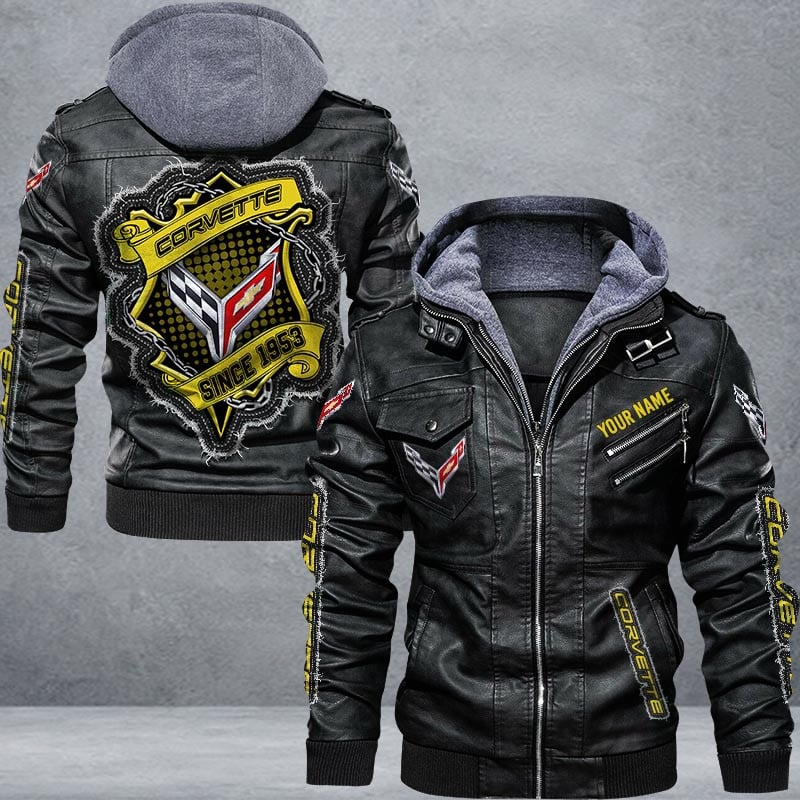 Chevrolet Corvette Leather Jacket Multicolor
