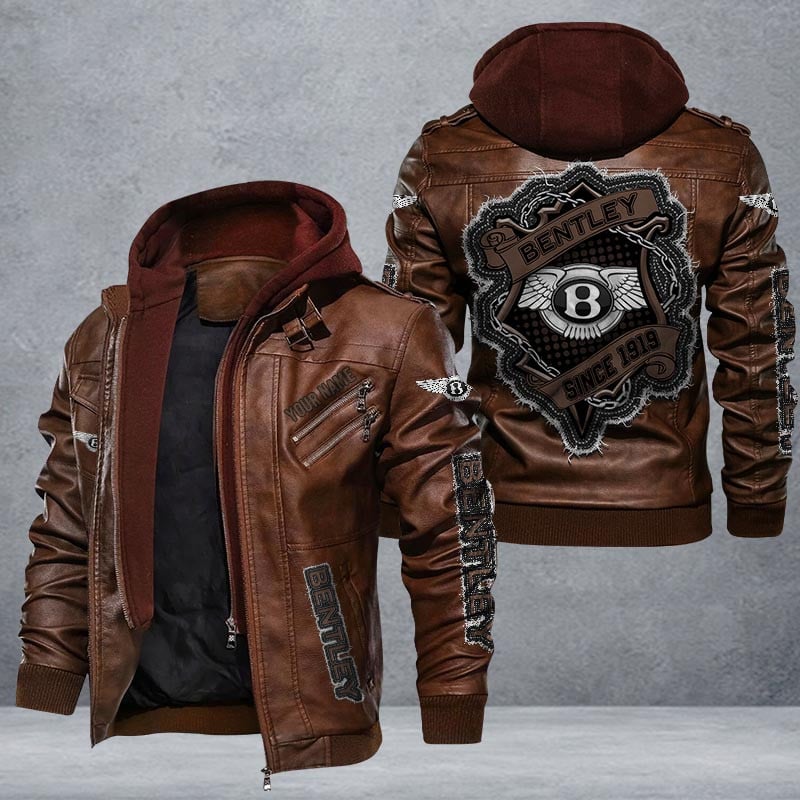 Bentley Leather Jacket Multicolor