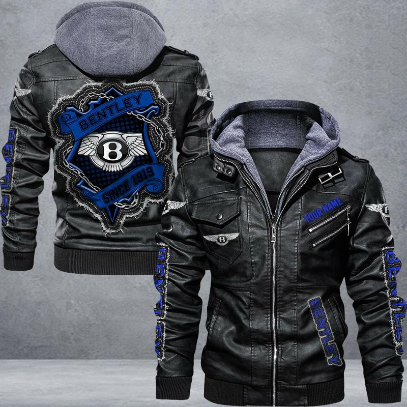 Bentley Leather Jacket Multicolor