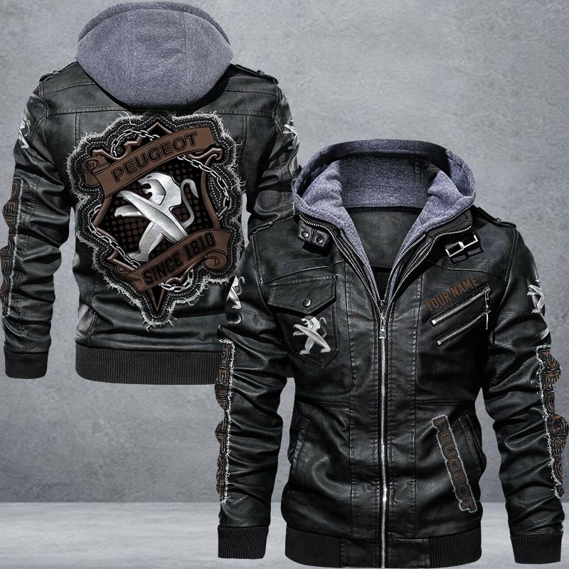 Peugeot Leather Jacket Multicolor