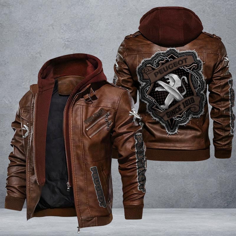 Peugeot Leather Jacket Multicolor