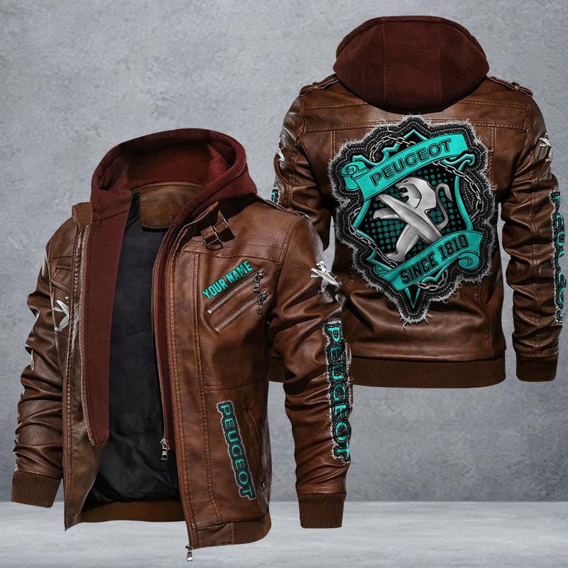 Peugeot Leather Jacket Multicolor