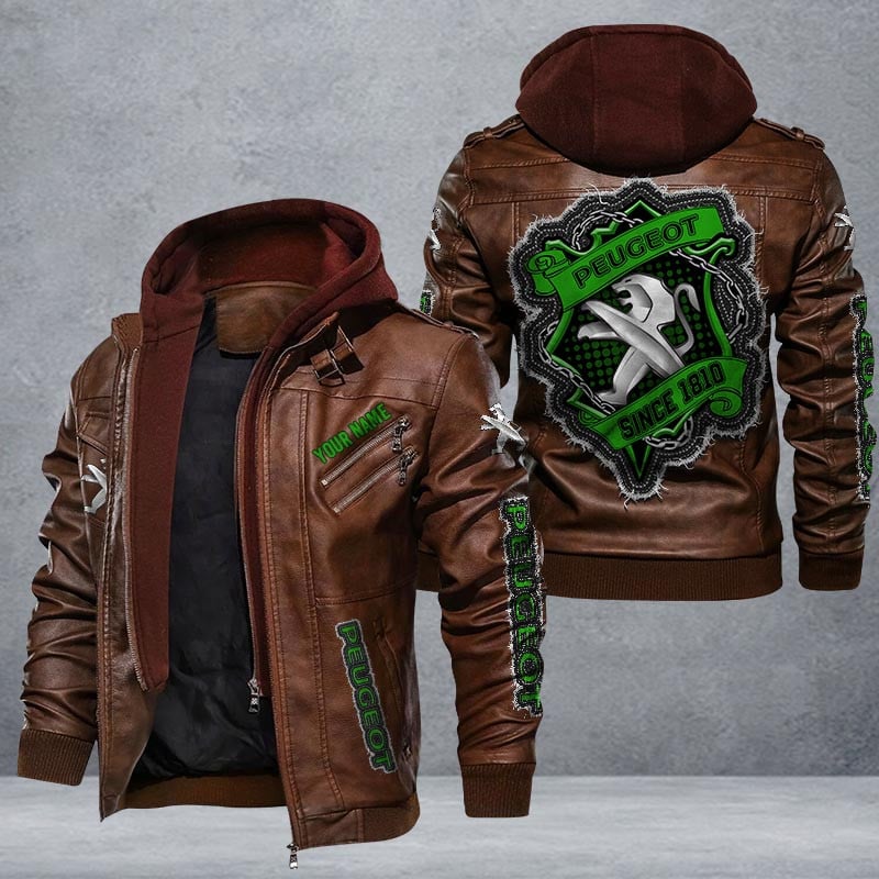 Peugeot Leather Jacket Multicolor
