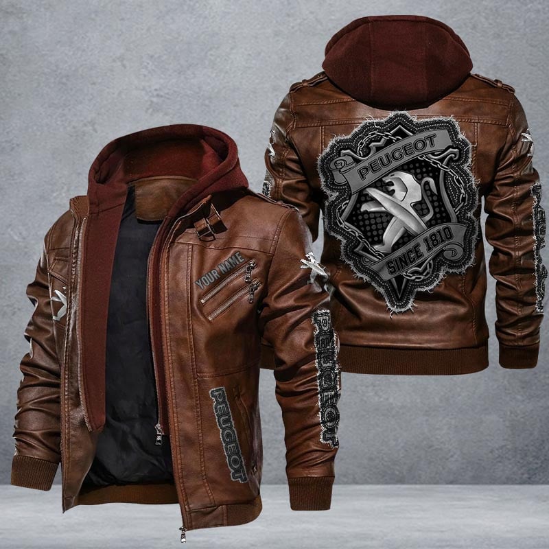 Peugeot Leather Jacket Multicolor