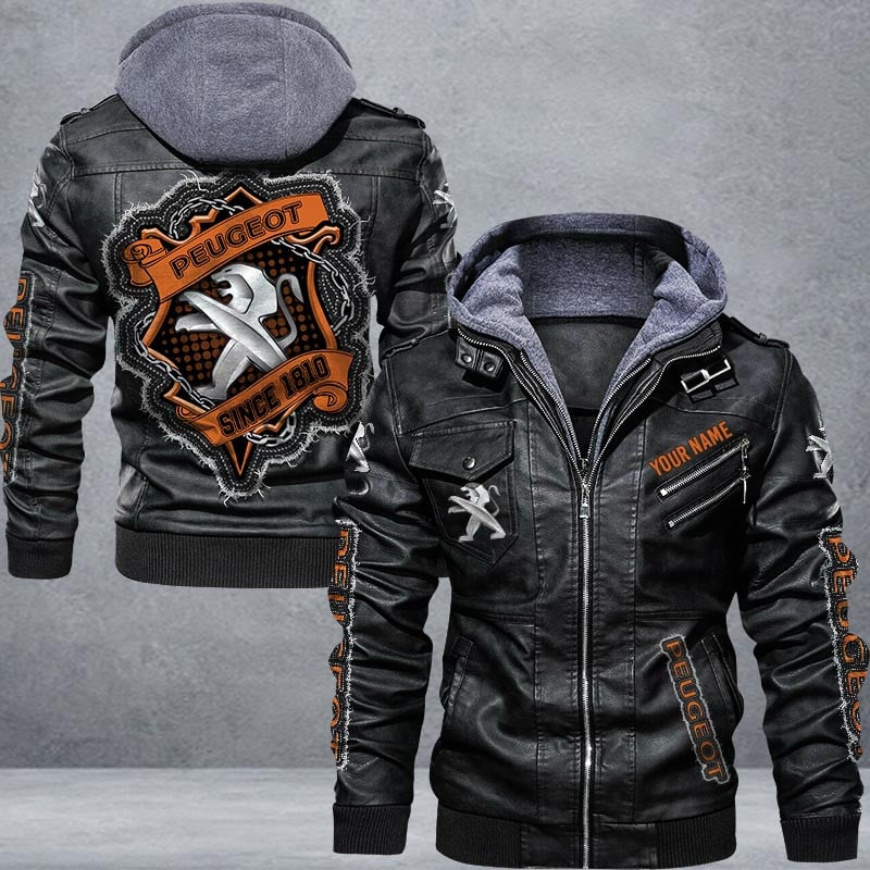 Peugeot Leather Jacket Multicolor