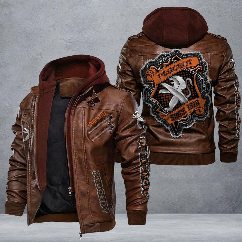 Peugeot Leather Jacket Multicolor