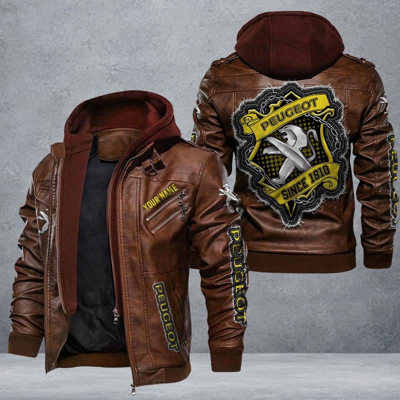 Peugeot Leather Jacket Multicolor