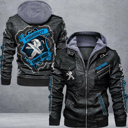Peugeot Leather Jacket Multicolor