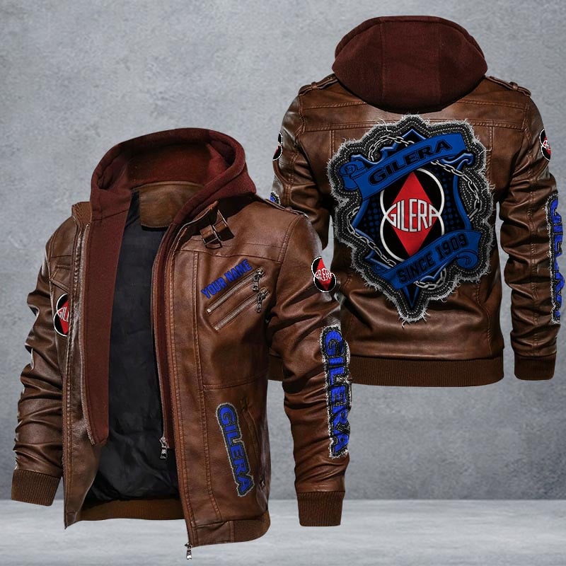 Gilera Leather Jacket Multicolor