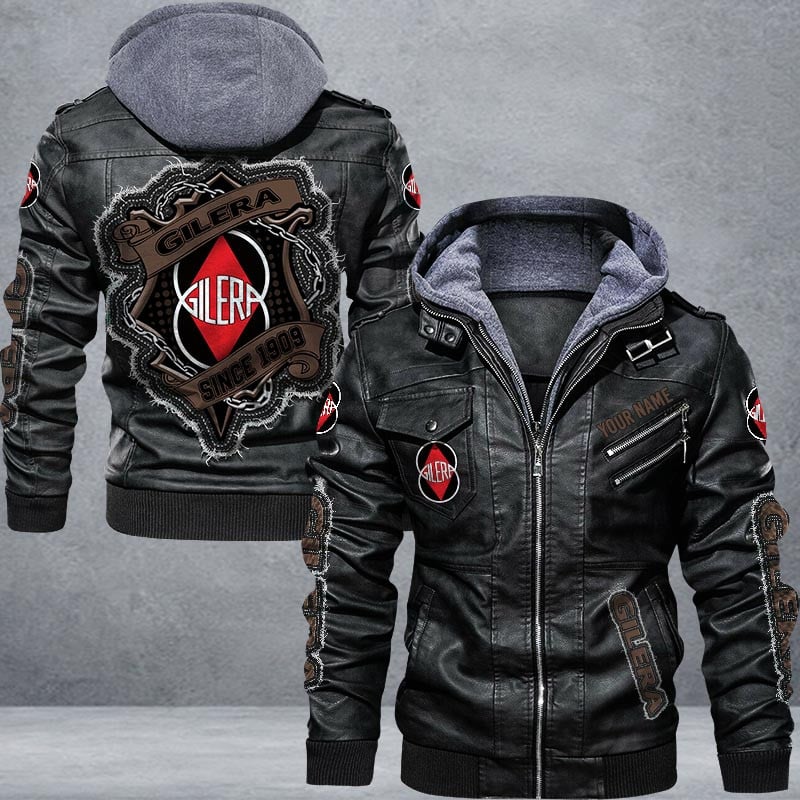 Gilera Leather Jacket Multicolor