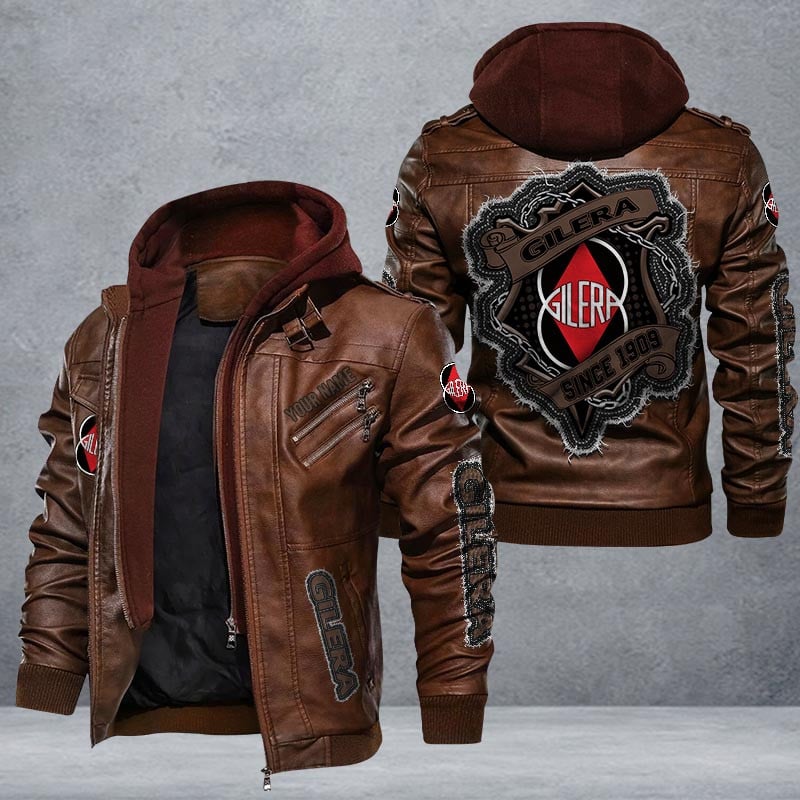 Gilera Leather Jacket Multicolor