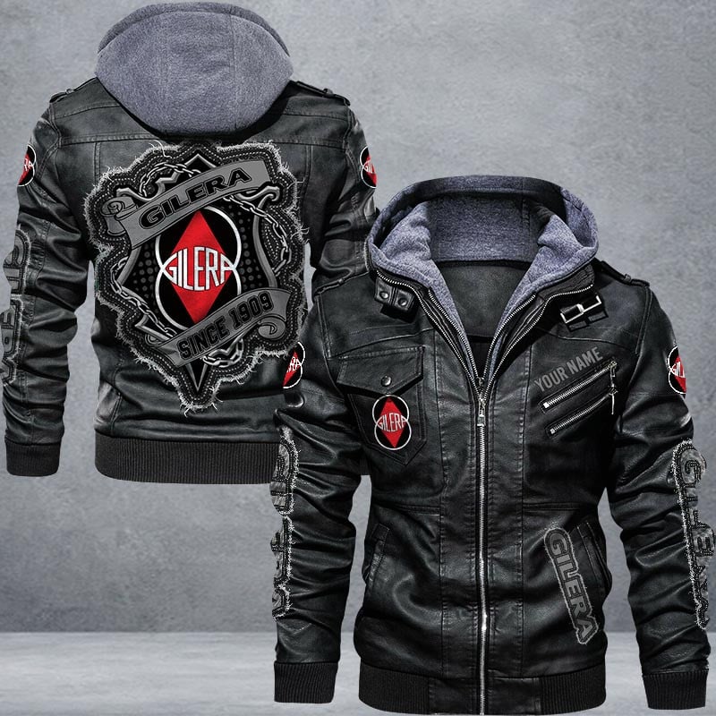 Gilera Leather Jacket Multicolor