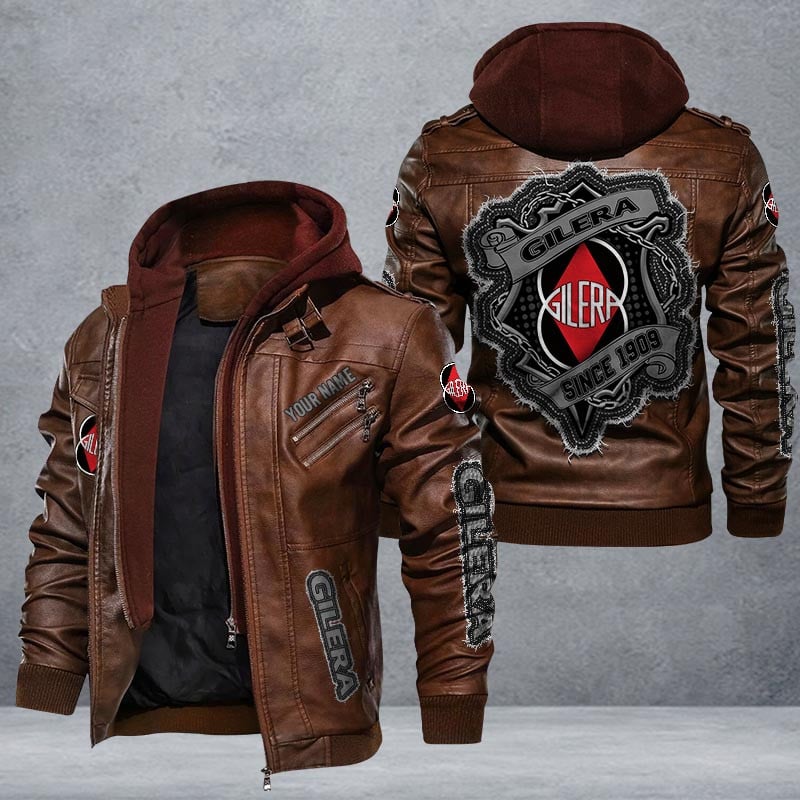 Gilera Leather Jacket Multicolor