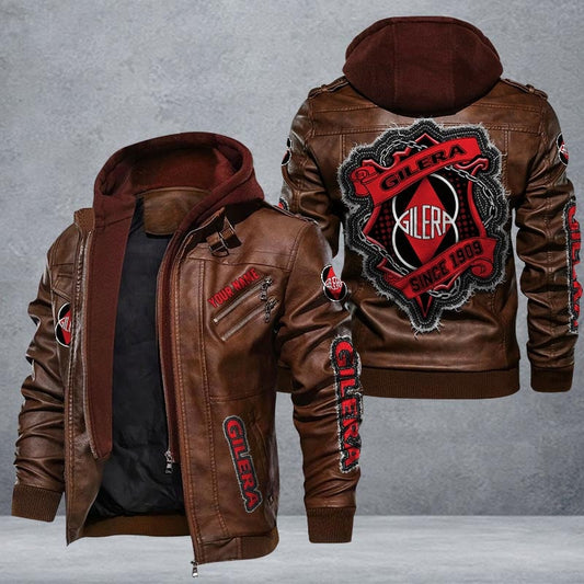 Gilera Leather Jacket Multicolor