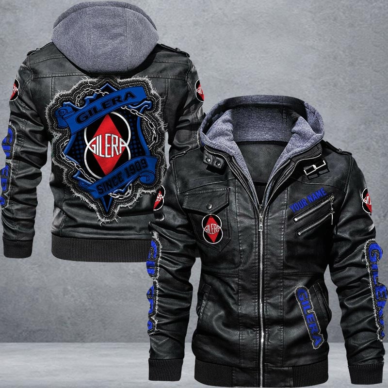 Gilera Leather Jacket Multicolor