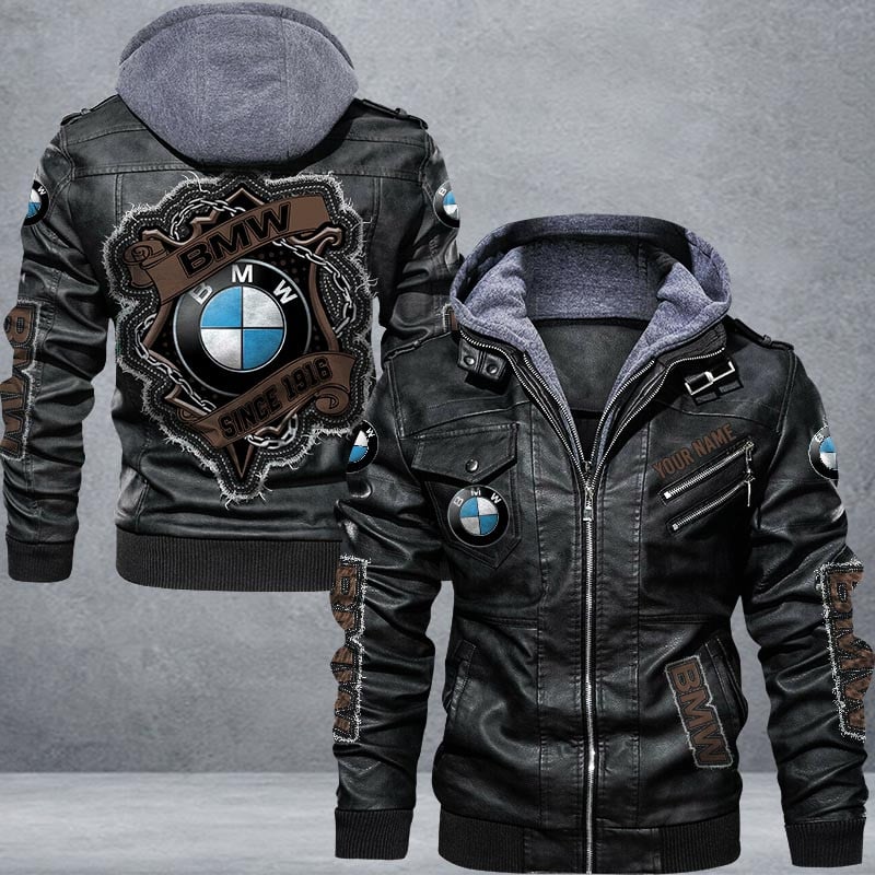 BMW Leather Jacket Multicolor