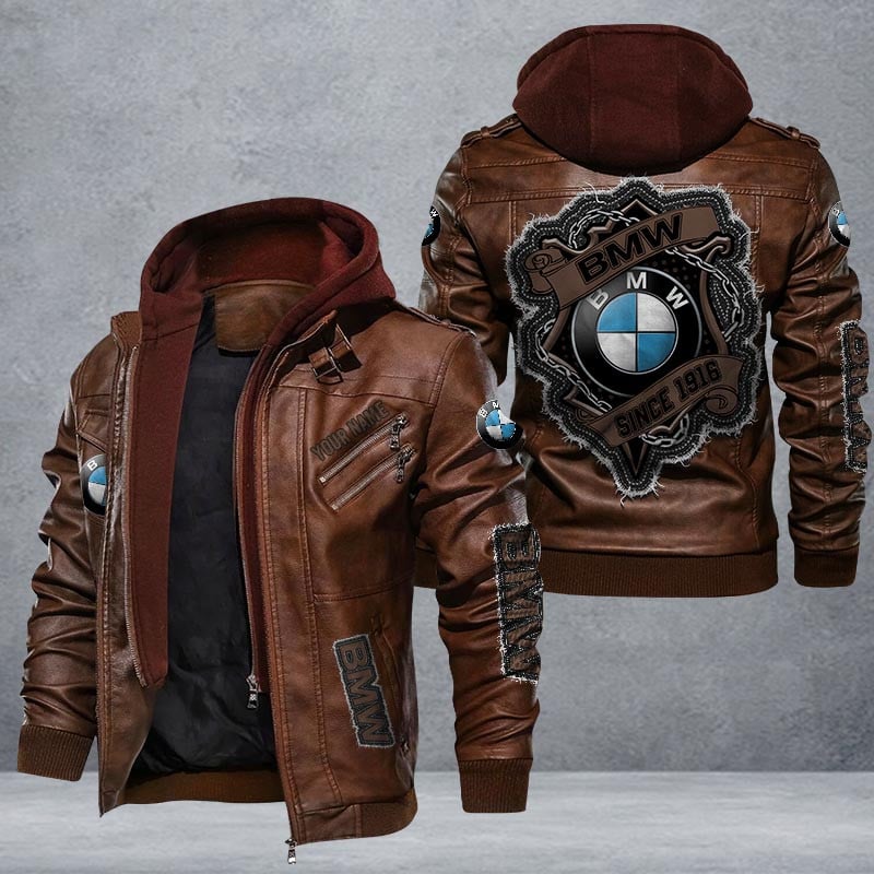 BMW Leather Jacket Multicolor