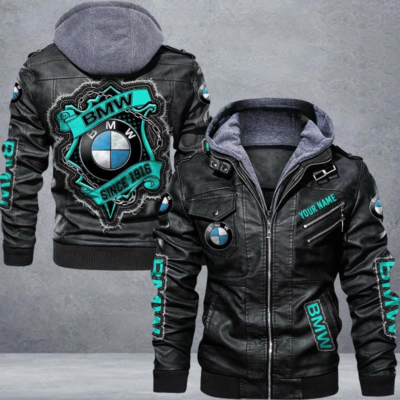 BMW Leather Jacket Multicolor
