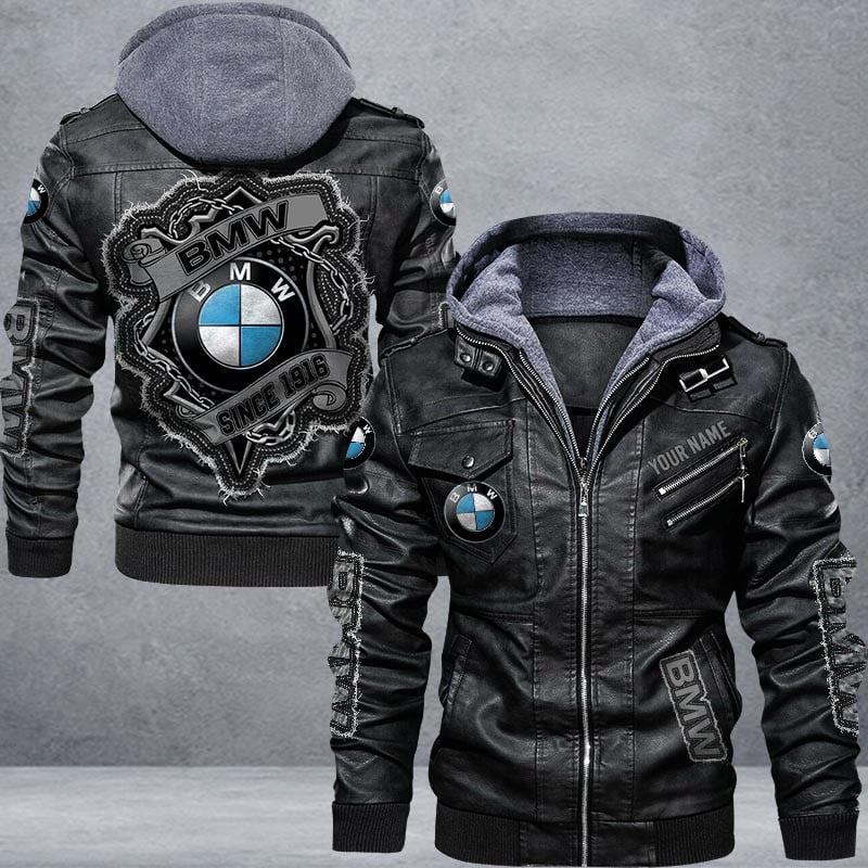 BMW Leather Jacket Multicolor