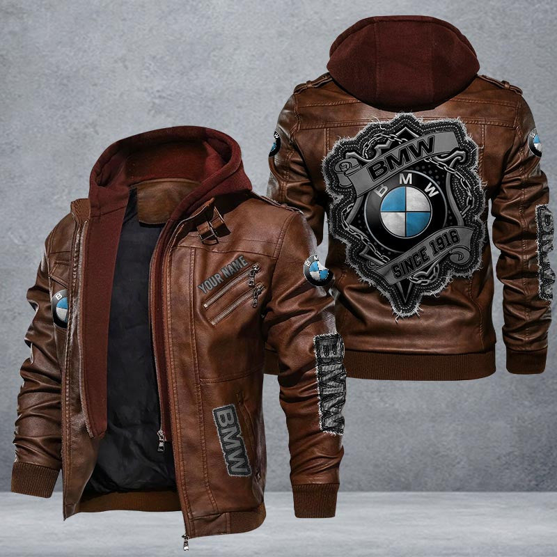 BMW Leather Jacket Multicolor
