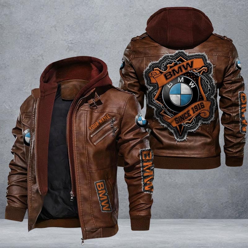 BMW Leather Jacket Multicolor