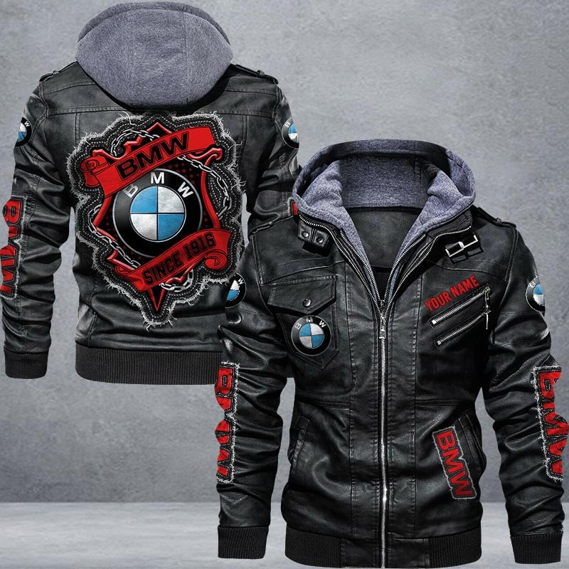 BMW Leather Jacket Multicolor