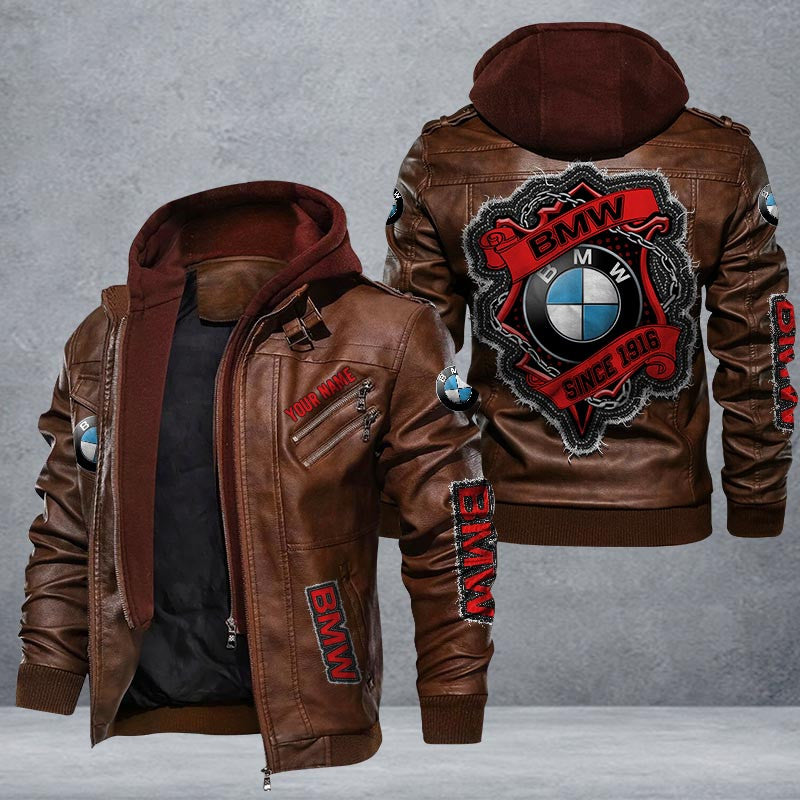 BMW Leather Jacket Multicolor