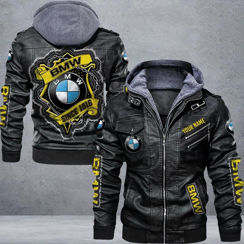BMW Leather Jacket Multicolor