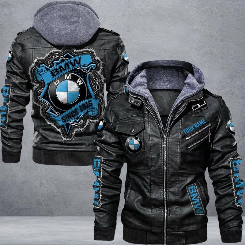 BMW Leather Jacket Multicolor