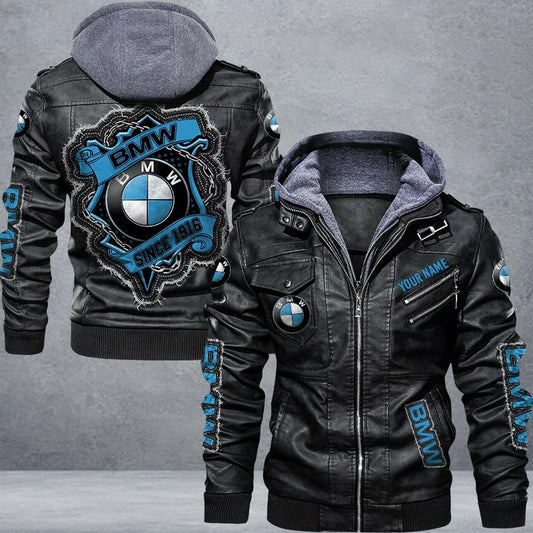 BMW Leather Jacket Multicolor