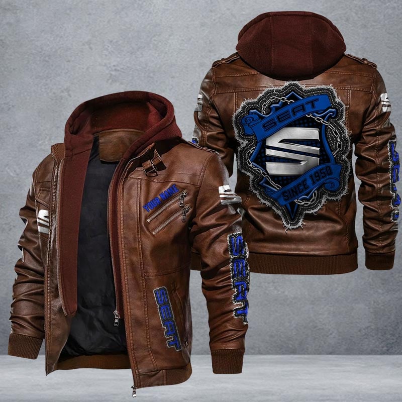Seat Leather Jacket Multicolor