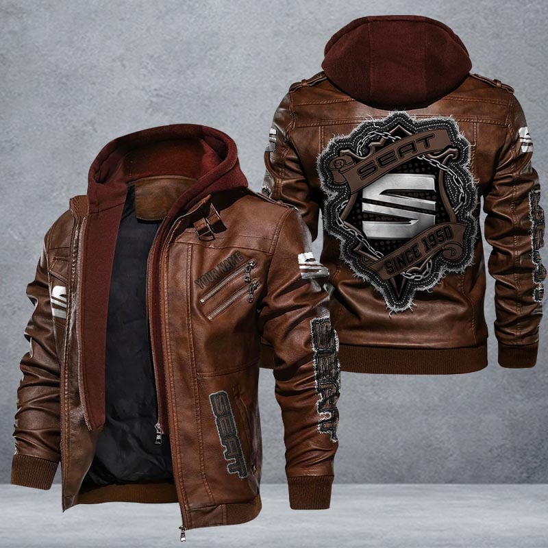 Seat Leather Jacket Multicolor