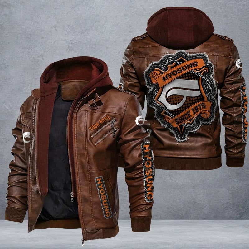 Hyosung Leather Jacket Multicolor