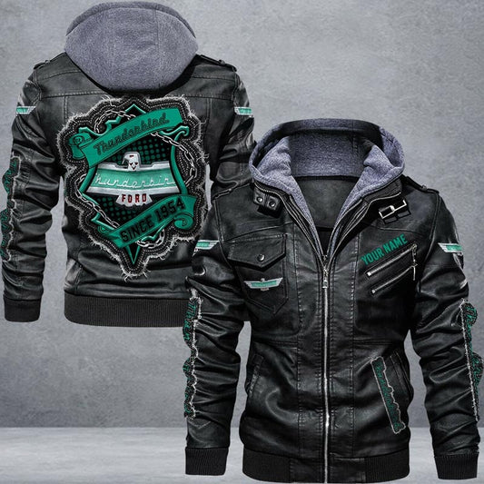 Thunderbird Leather Jacket Multicolor