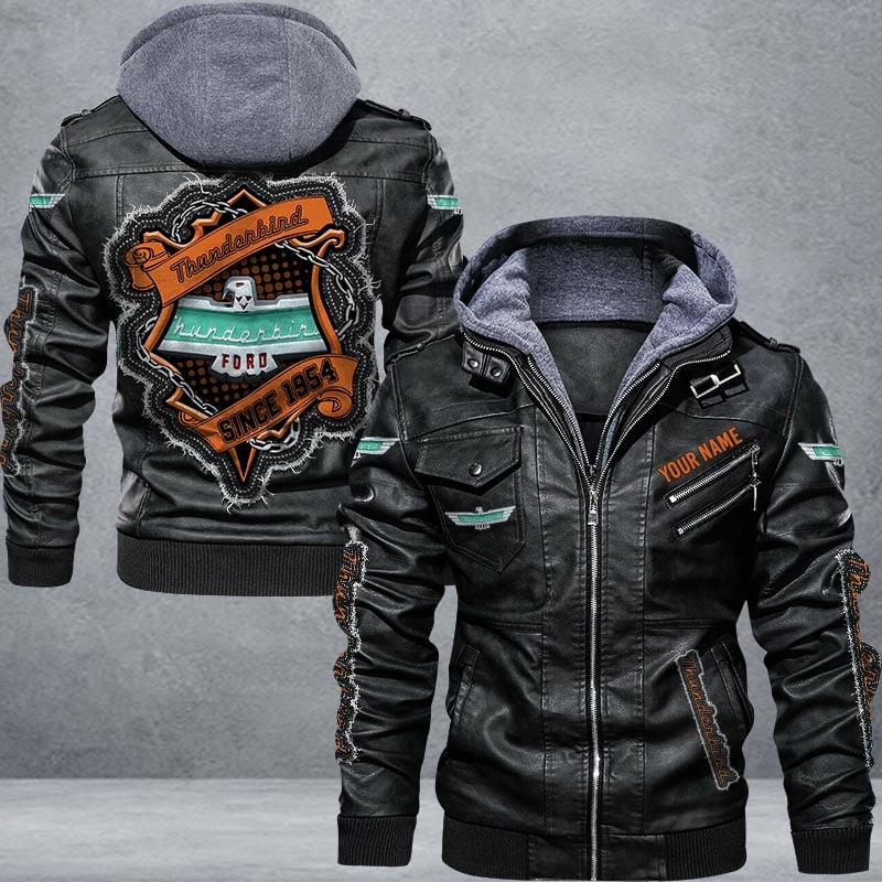 Thunderbird Leather Jacket Multicolor