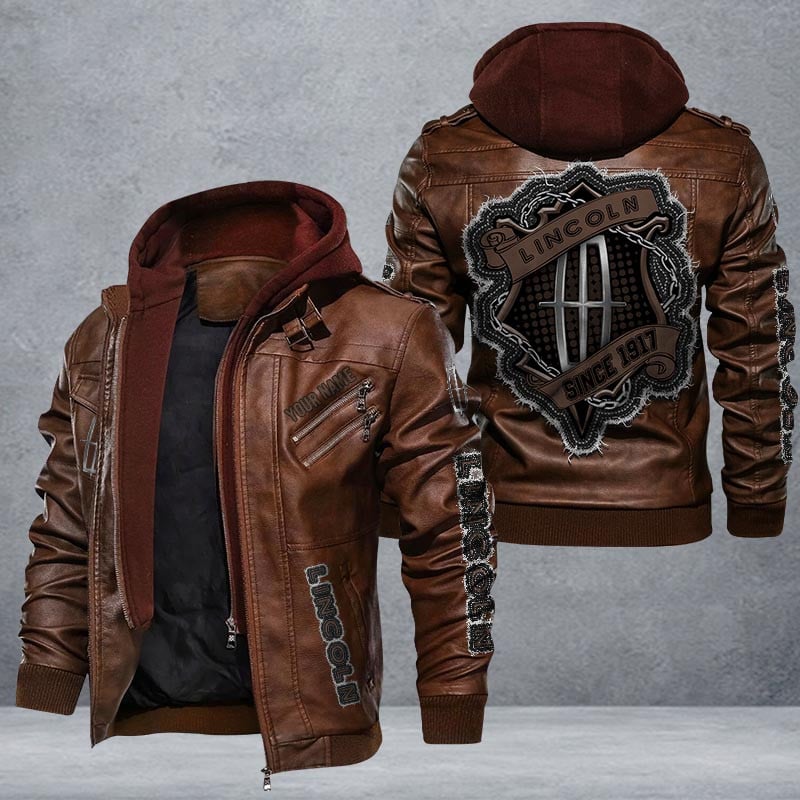 Lincoln Leather Jacket Multicolor