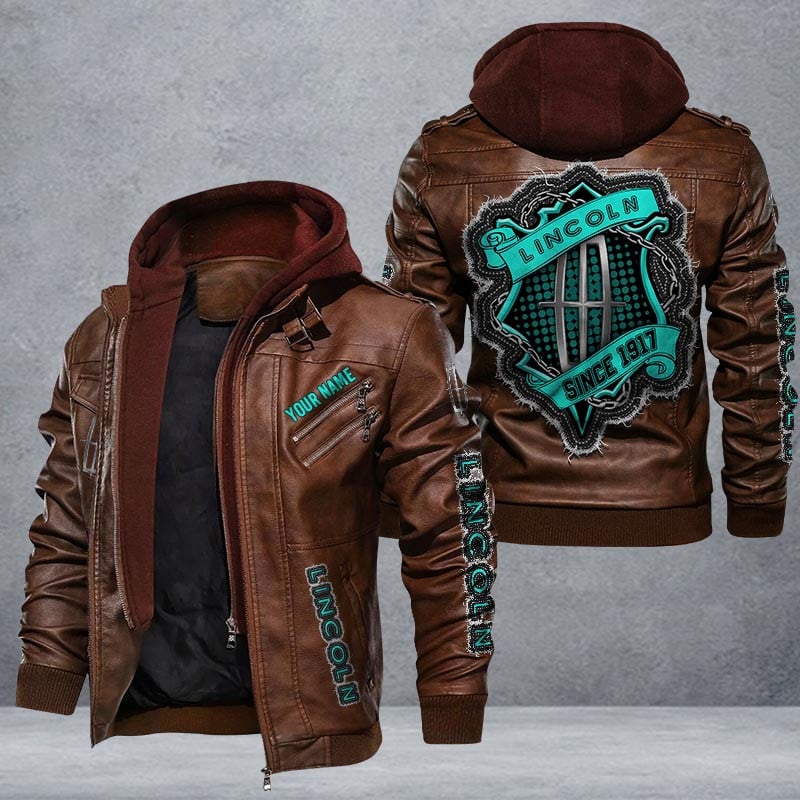 Lincoln Leather Jacket Multicolor
