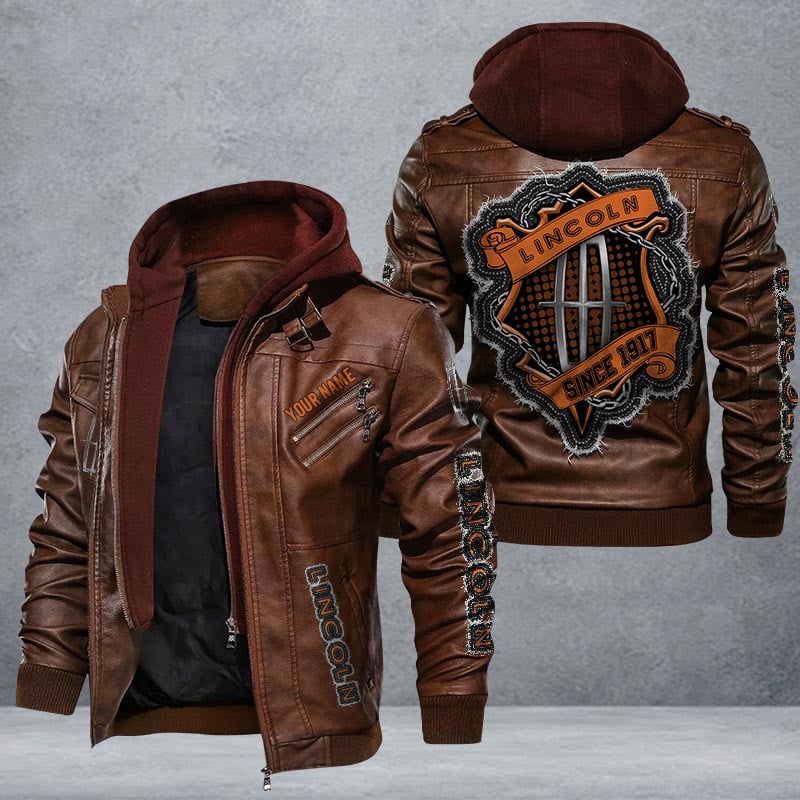 Lincoln Leather Jacket Multicolor