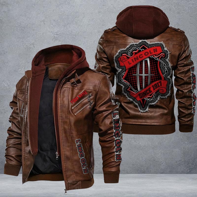 Lincoln Leather Jacket Multicolor